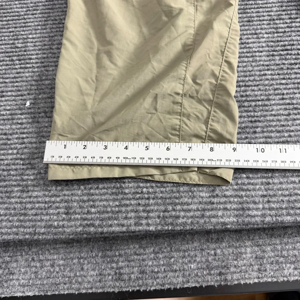 REI Mens Cargo‎ Hiking Pants Khaki Tan Nylon Outdoor Trousers Size M 30L